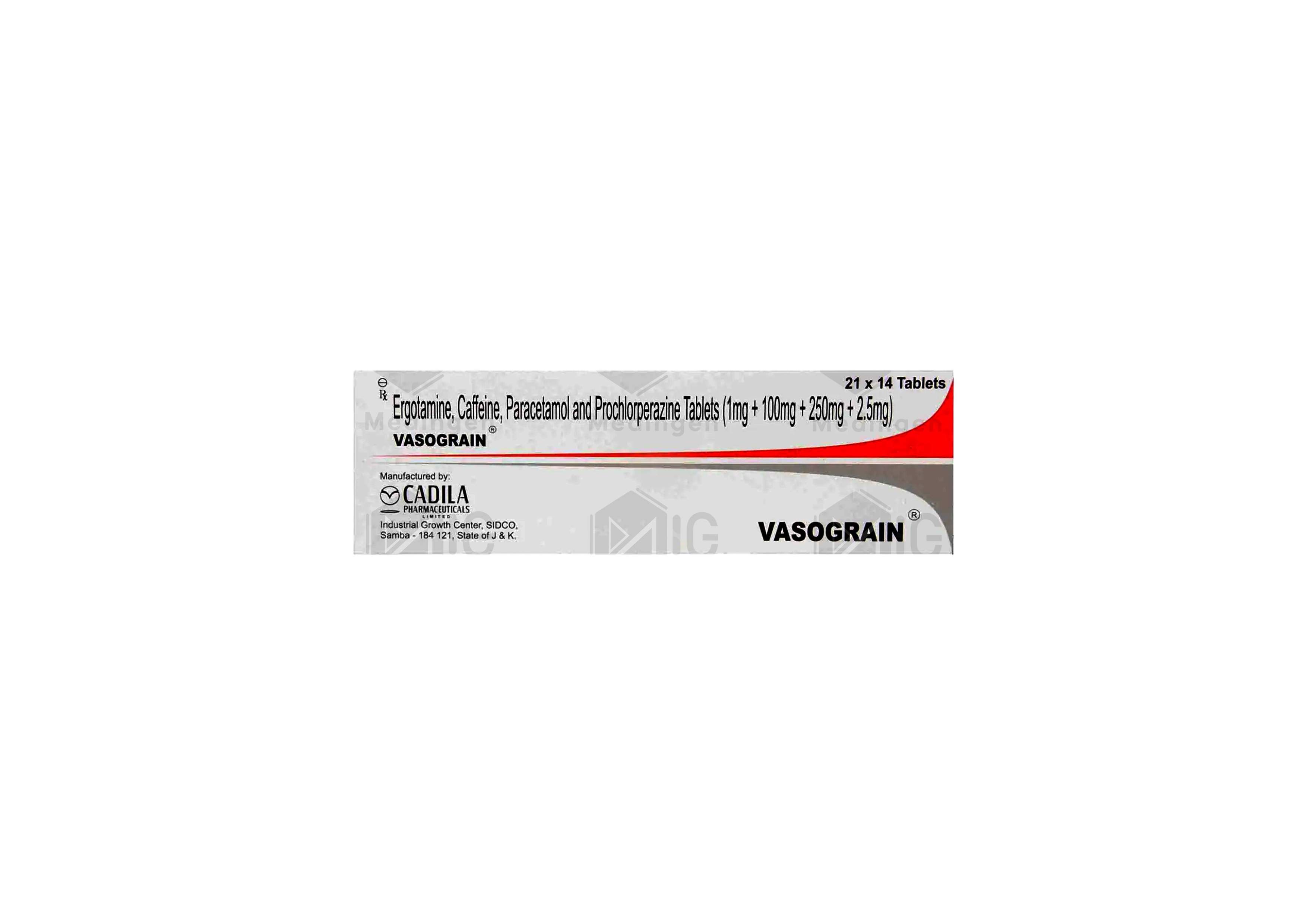 VASOGRAIN TABLET 14'S